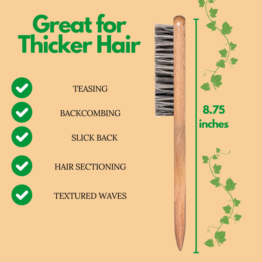 GranNaturals slick-back-pony-tail style example with secure finish.