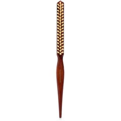 GranNaturals soft boar bristle teasing brush with white bristles for gentle volume