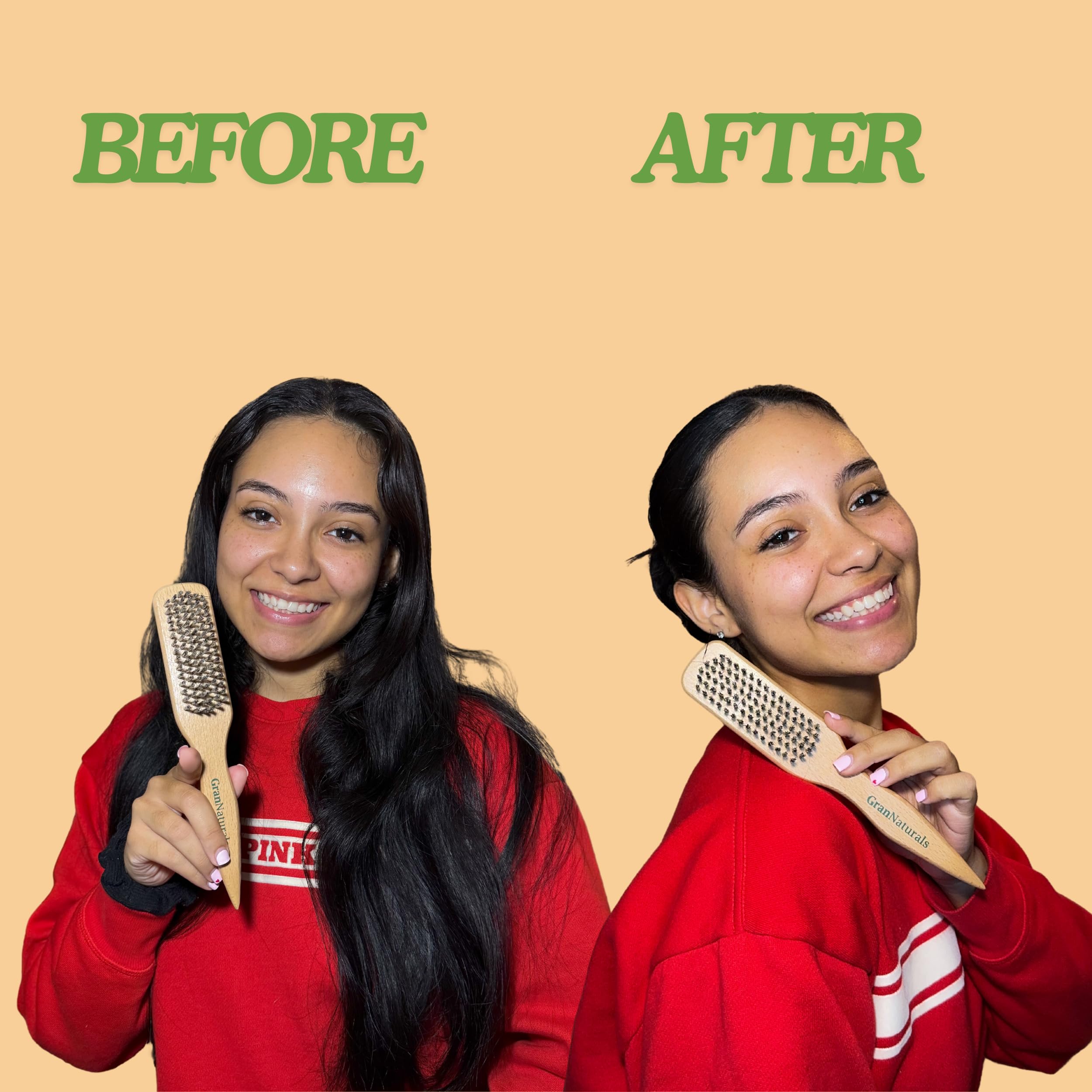 GranNaturals wide-rat-tail sectioning image highlighting precise parting and control.
