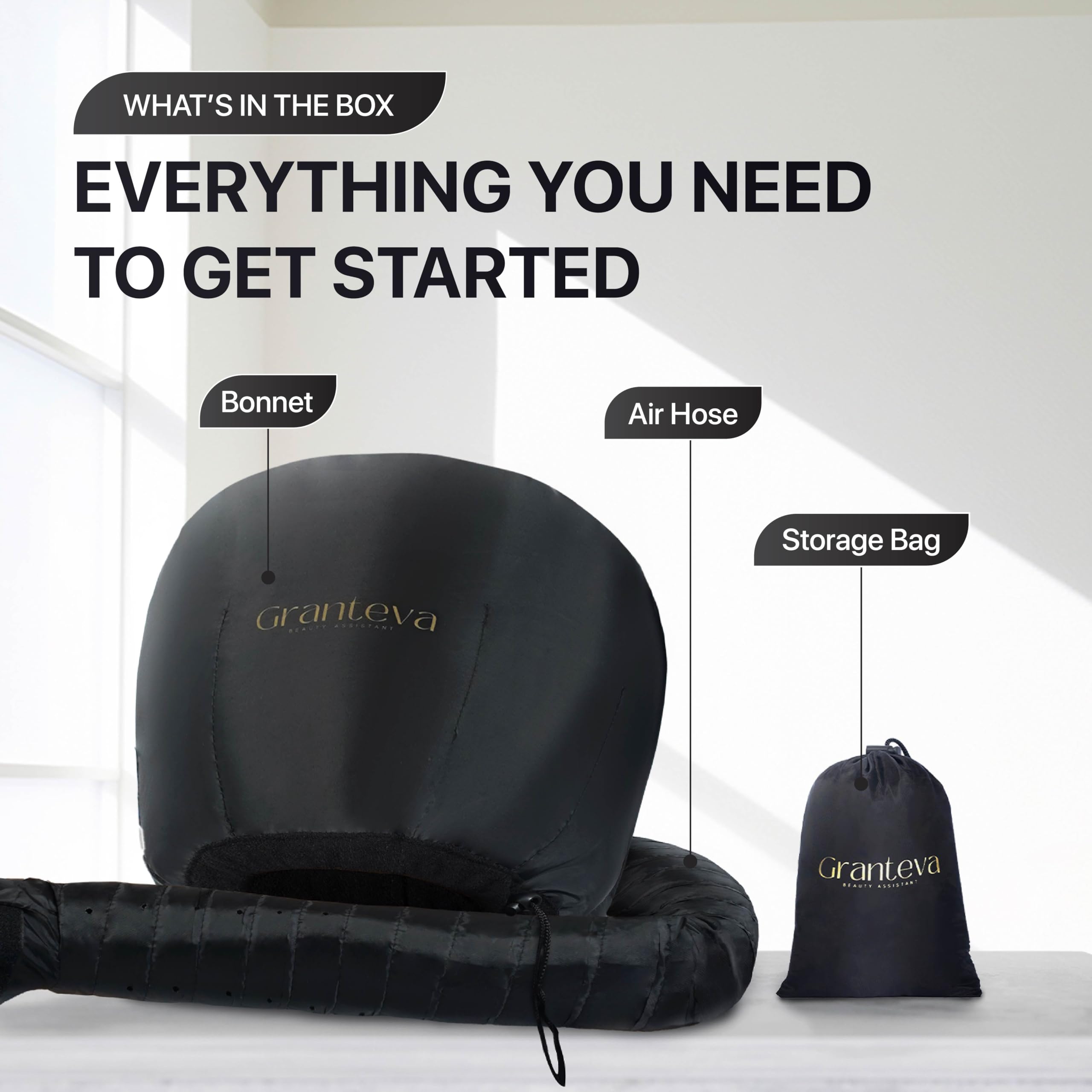 Granteva adjustable velcro strap ensures secure fit during multi-tasking sessions.