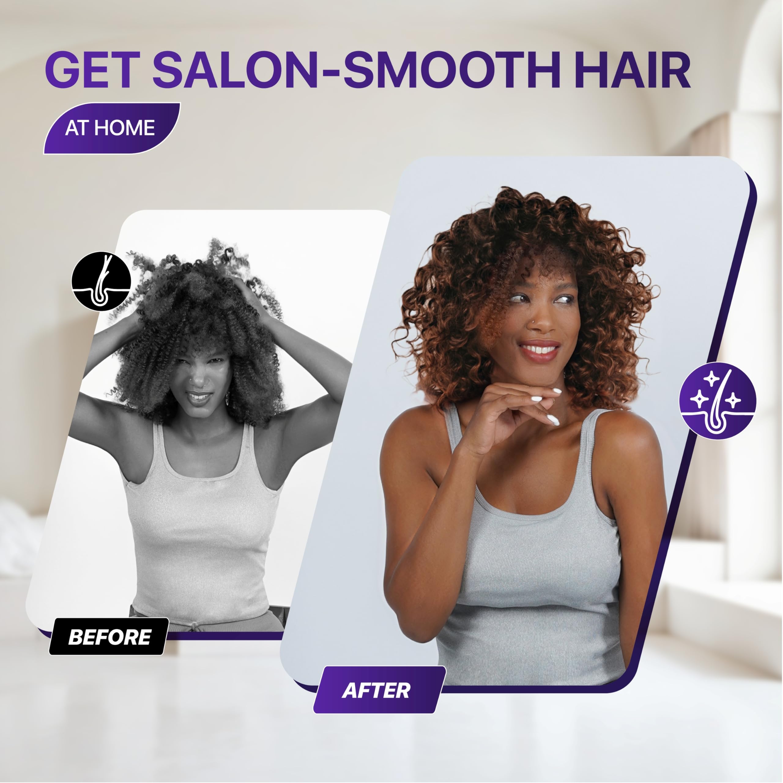 Granteva bonnet hair-dryer-attachment in-use example highlights hands-free airflow while applying makeup.