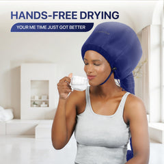 Granteva bonnet attachment with easy-adjust drawstring securing a snug fit.