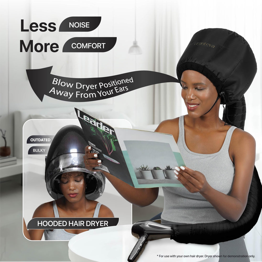 Granteva long hose design increases reach for flexible drying.