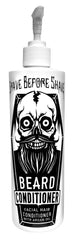 Grave Before Shave beard conditioner with argan oil in a pump-top bottle for daily hydration.