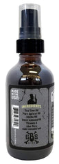 Grave Before Shave application shot highlighting nourishing oil on beard and skin.