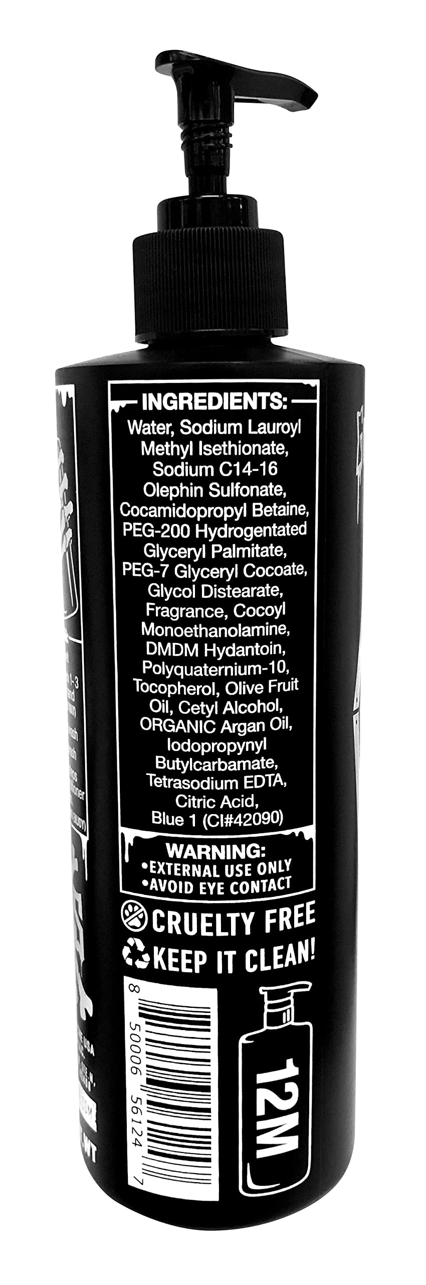 Grave Before Shave beard wash creates rich lather for cleansing and softening.