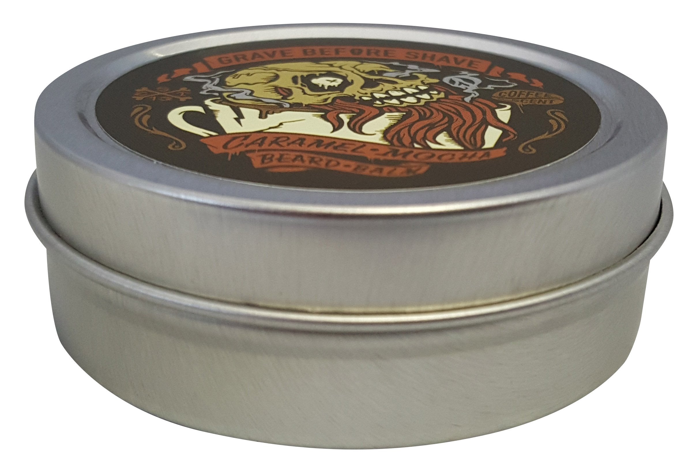 Grave Before Shave Caramel Mocha Blend Pack Shot for complete beard care.