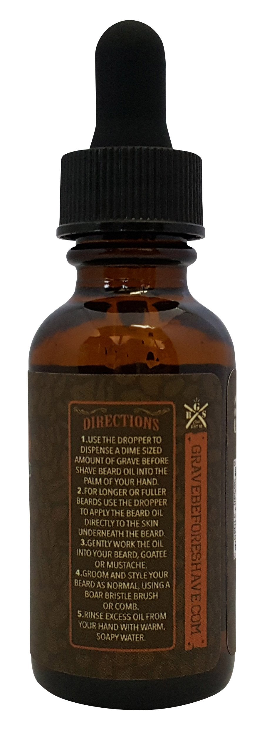 Grave Before Shave Caramel Mocha Beard Oil scent profile with caramel coffee notes.