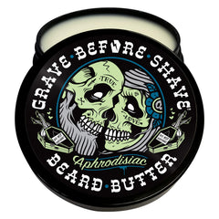 Grave Before Shave detailed application of beard butter demonstrates easy melt and apply routine.