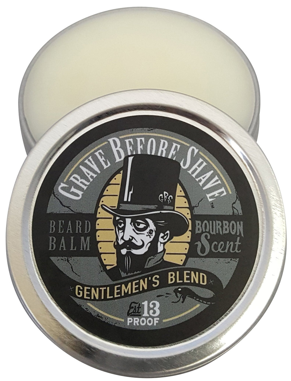 Grave Before Shave Gentlemen's Blend beard pack display showcases complete grooming solution