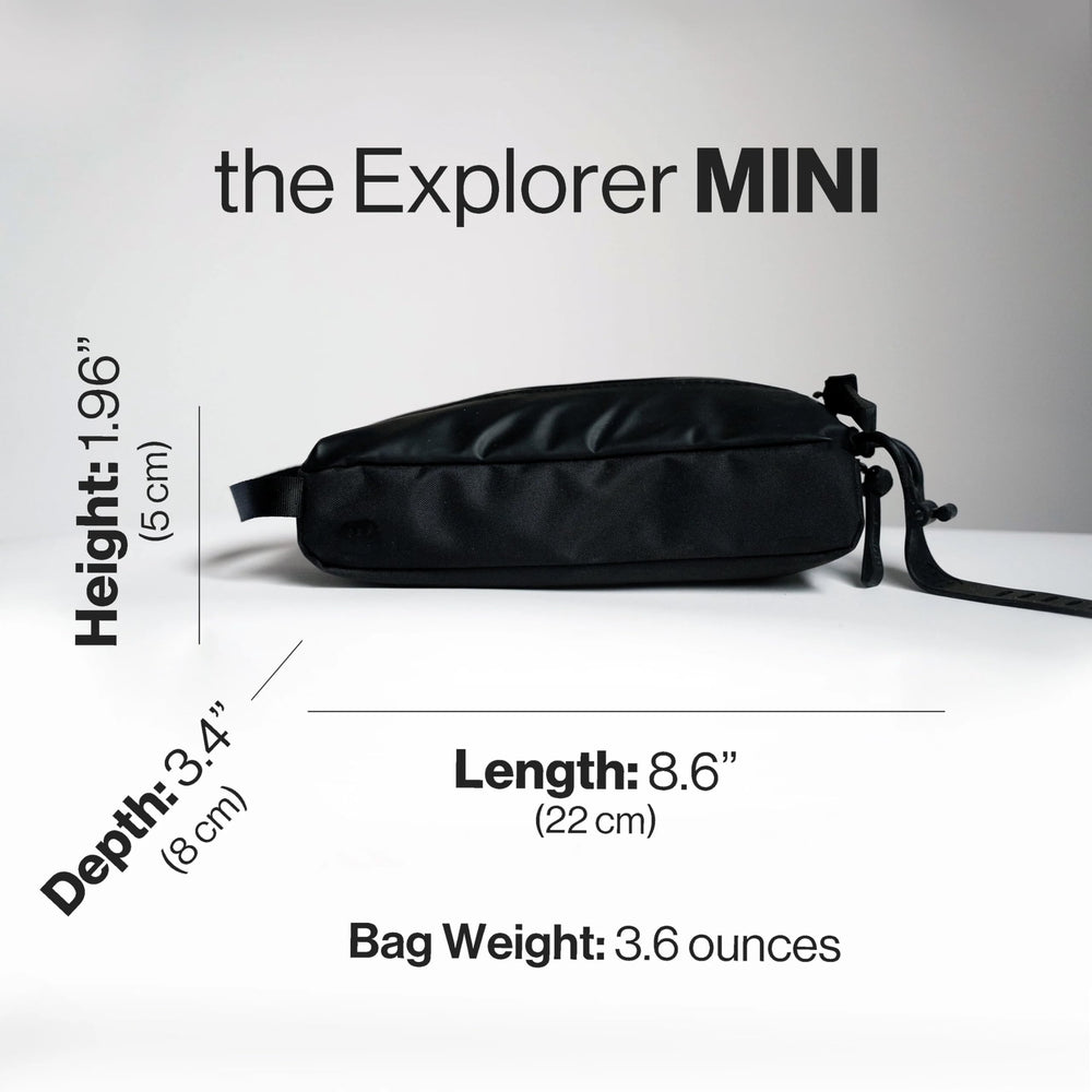 Gravel Mini Hanging Toiletry Bag durable materials indicate longevity on frequent travel
