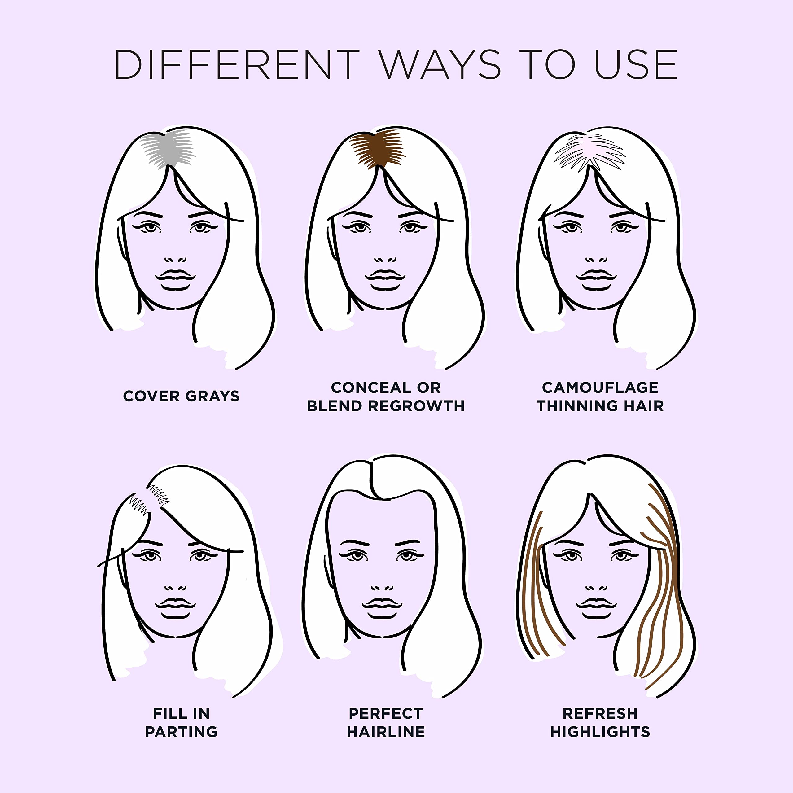 Gray Away leaves hair soft and silky after application.