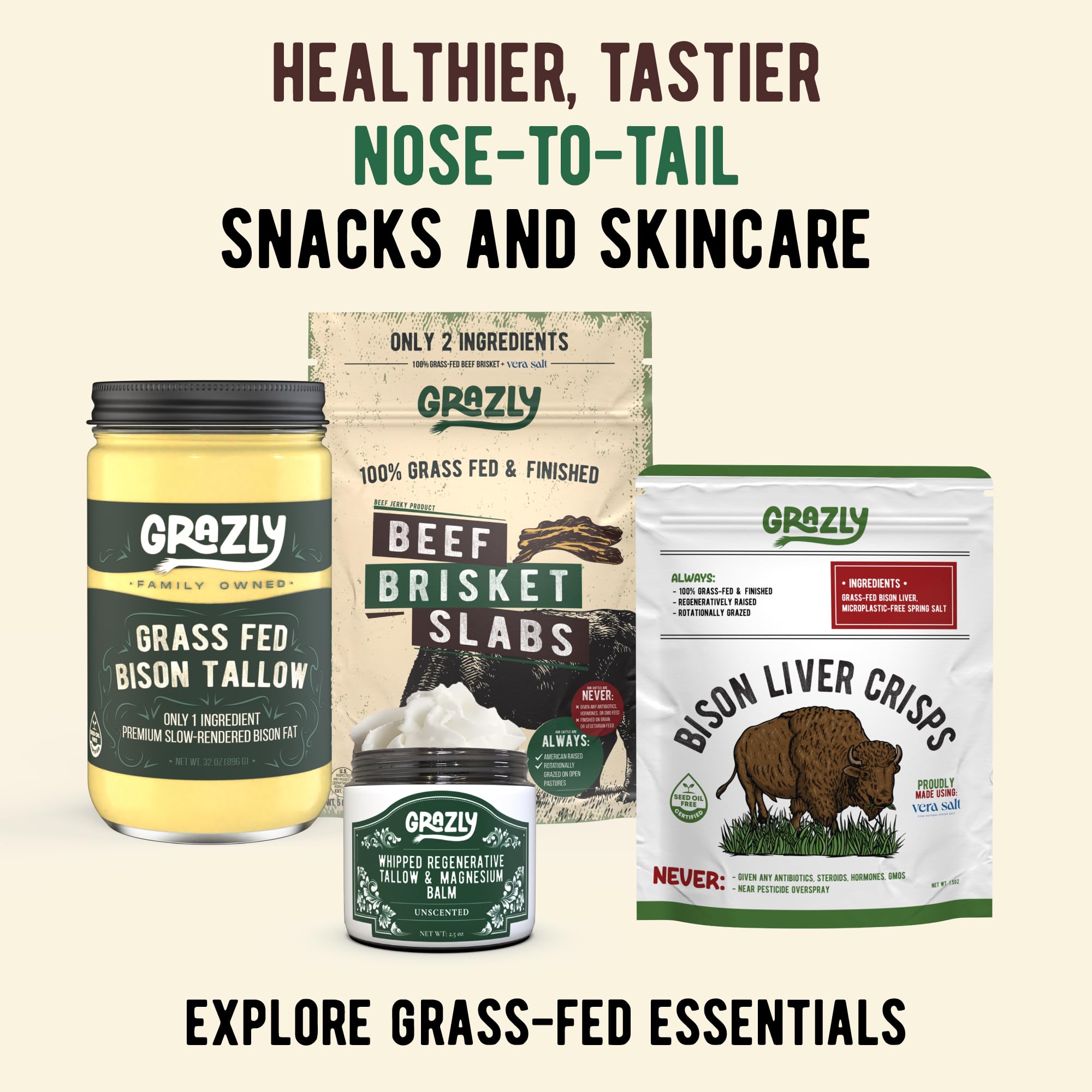 Daily routine shot: Grazly balm used morning and night