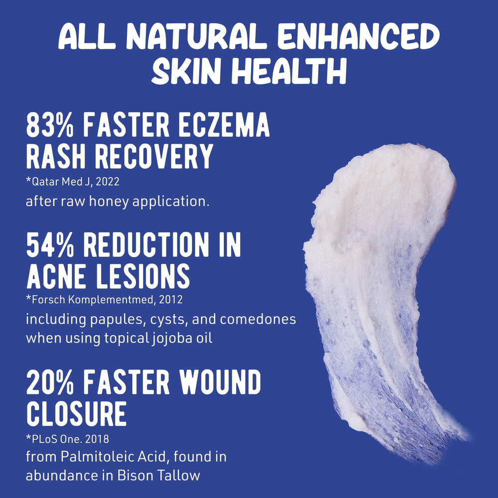 Face and body use of Grazly balm showing non-greasy finish