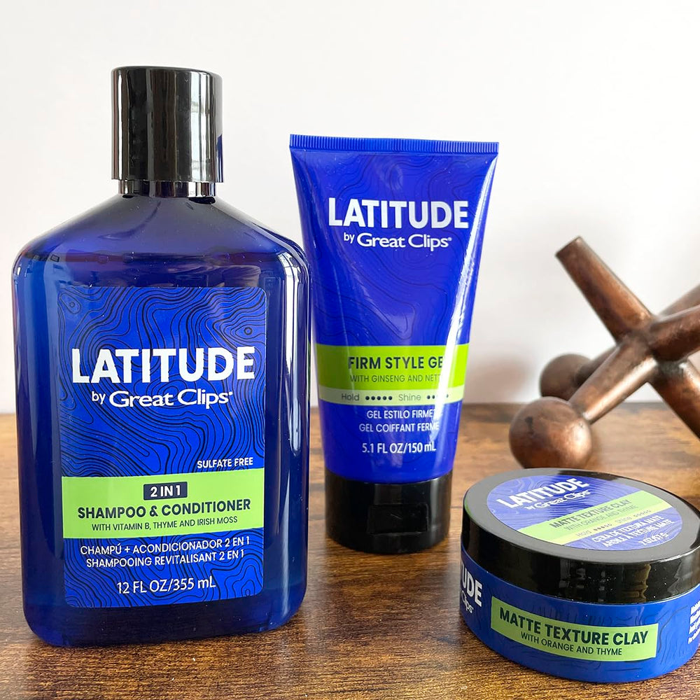 GREAT CLIPS LATITUDE men grooming scene highlights a hydrating routine for renewal.