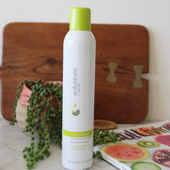 Great Clips Solutions Buildable Hairspray fine mist dispersion shows quick dry and brushable finish