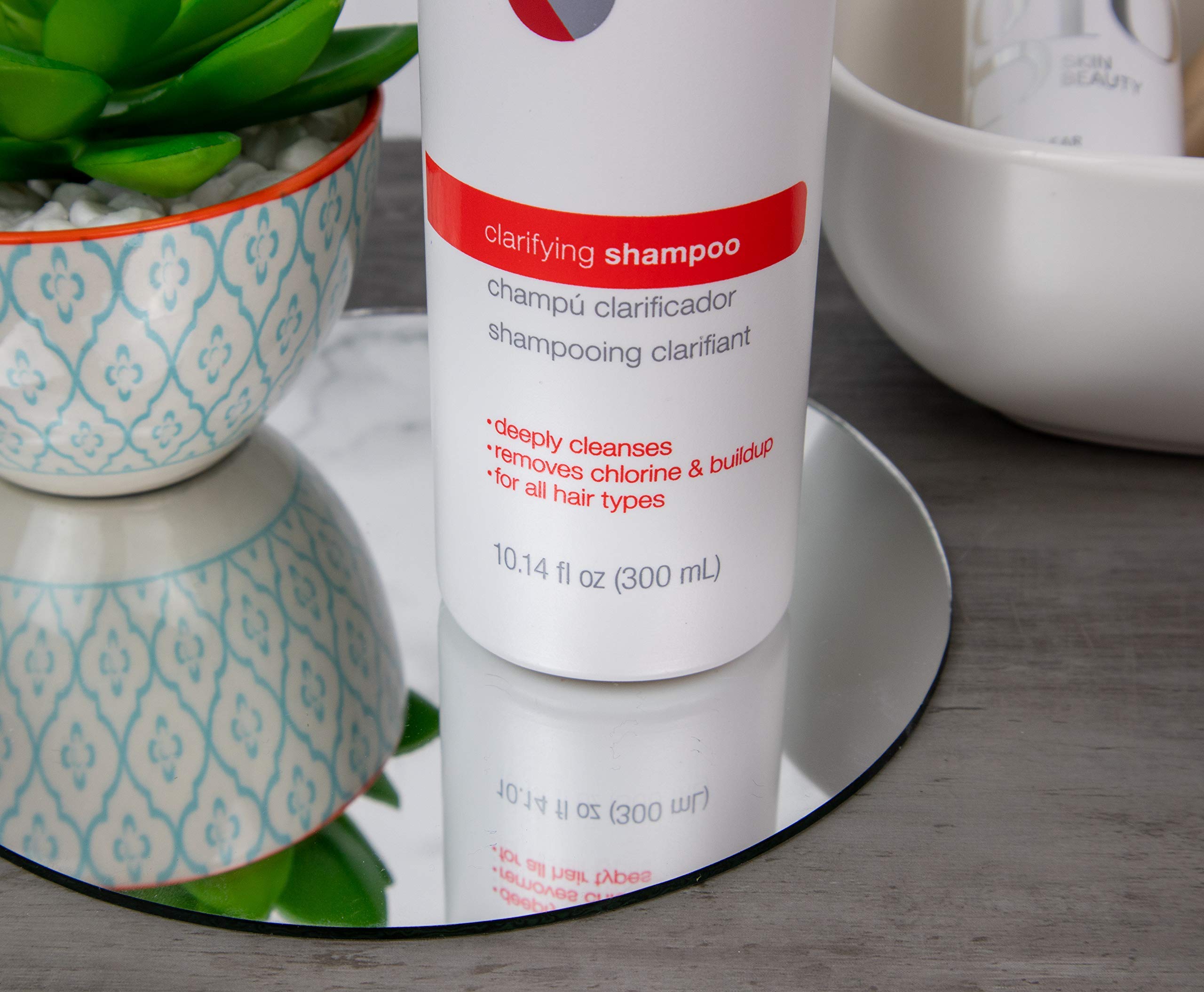Great Clips Solutions Clarifying Shampoo hair before demonstrates stubborn buildup on dull strands.