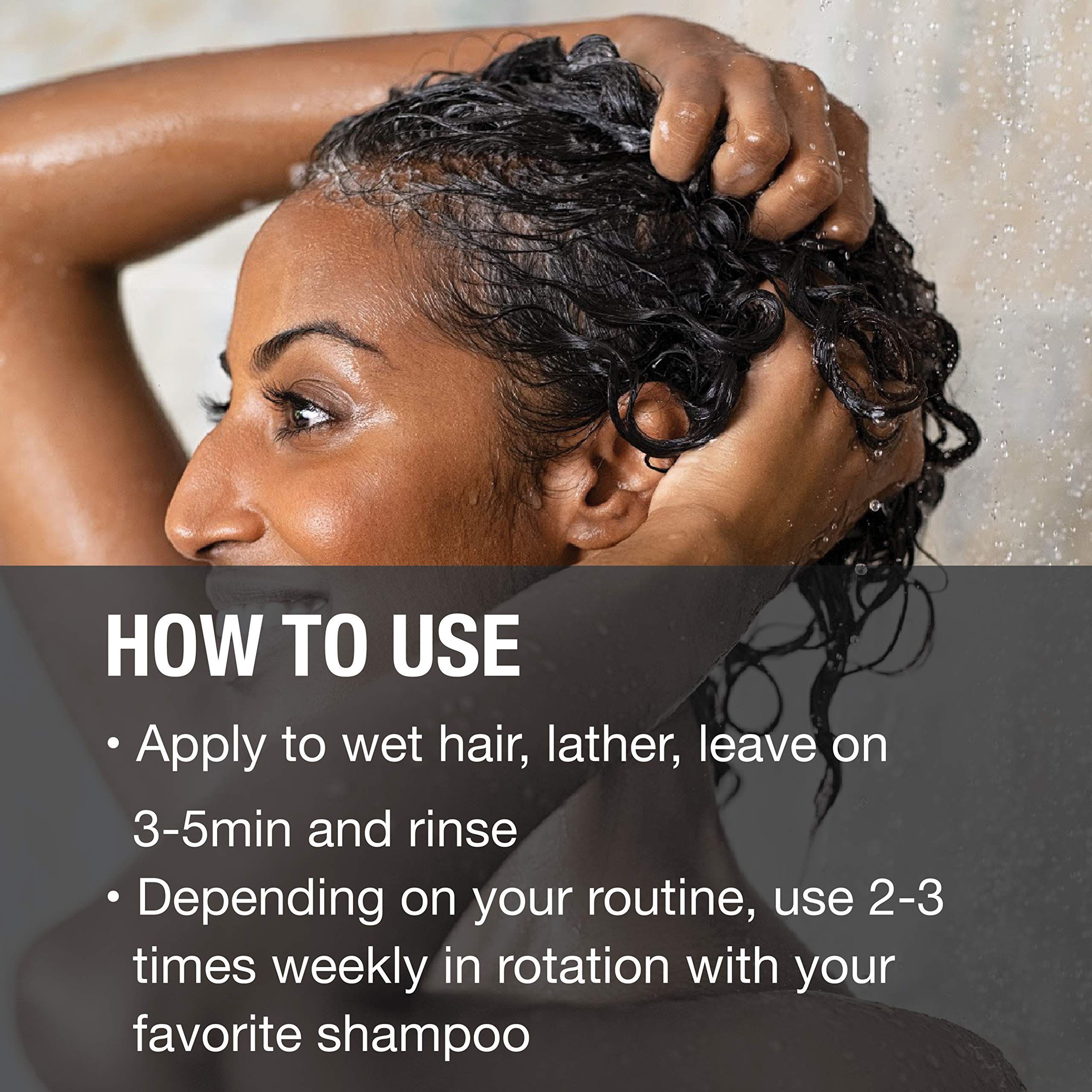 Great Clips Solutions Clarifying Shampoo shower routine capture highlights easy rinse and clean scalp.