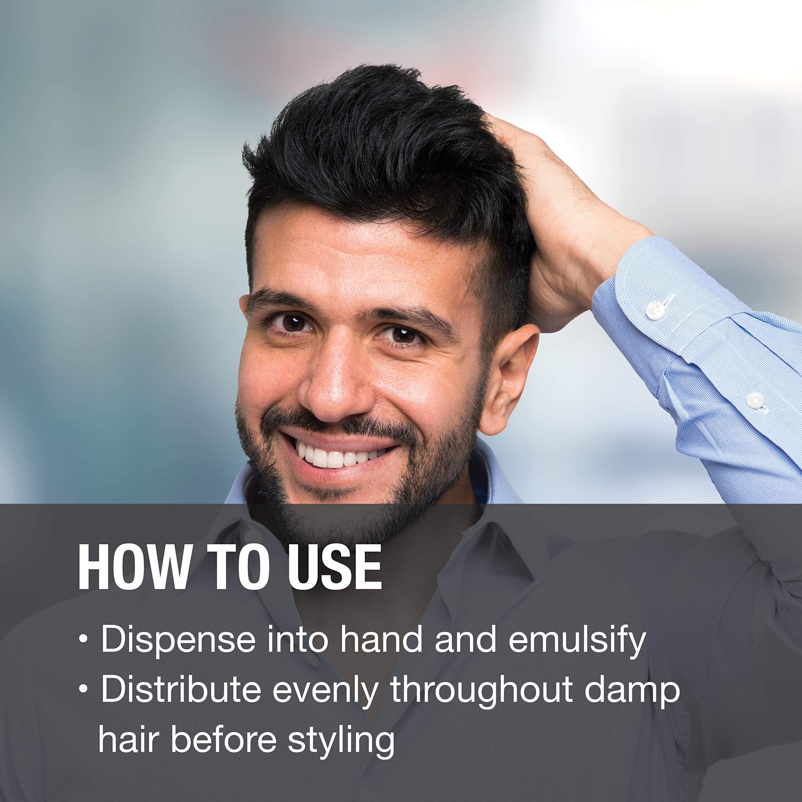 Great Clips Solutions Fiber Cream styling look emphasizes day-long shape and control.