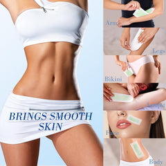 GREBIKE facial wax strips close-up for gentle facial hair removal