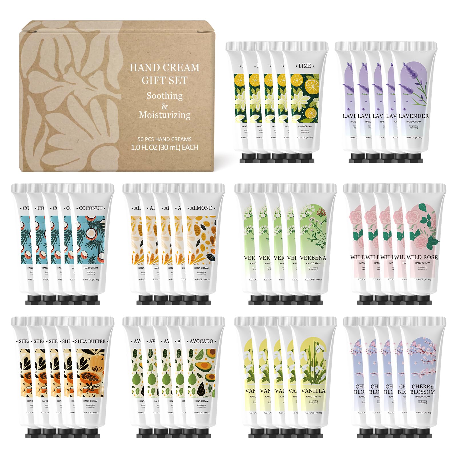 Green Canyon Spa hand cream 50-pack display for stocking stuffers