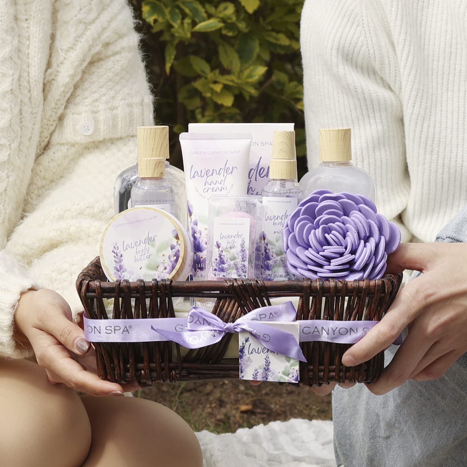 Green Canyon Spa lavender bath salts offer a soothing soak to unwind