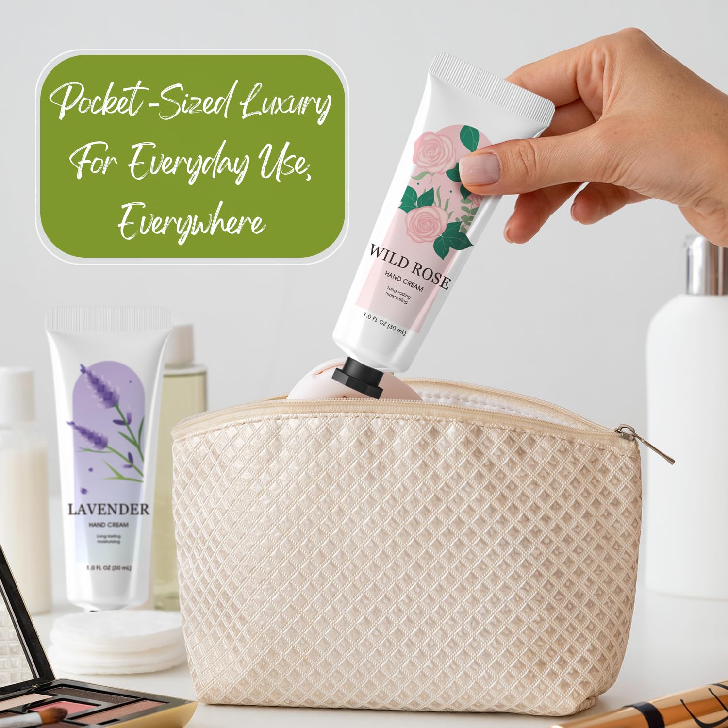 Green Canyon Spa fast-absorbing lotion leaves soft, non-greasy hands.