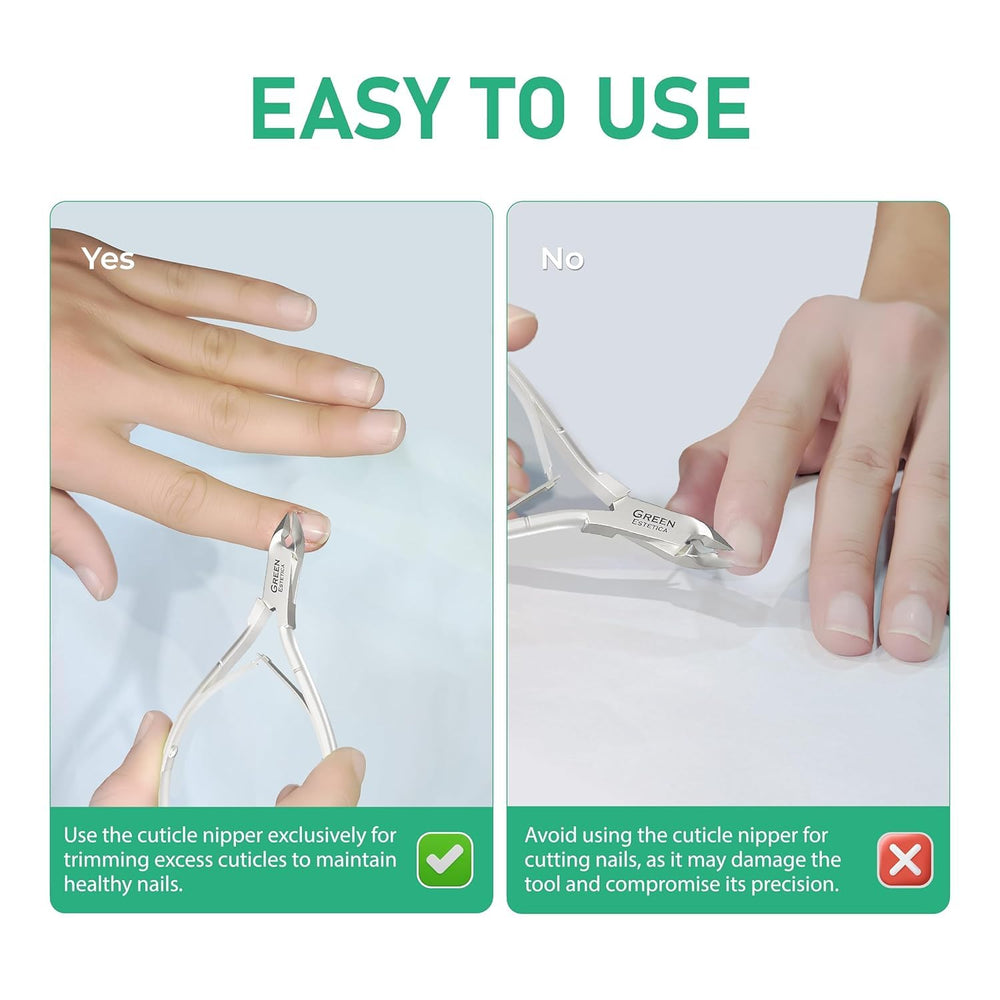 GREEN ESTETICA surgical-grade stainless steel image highlighting rust-free durability