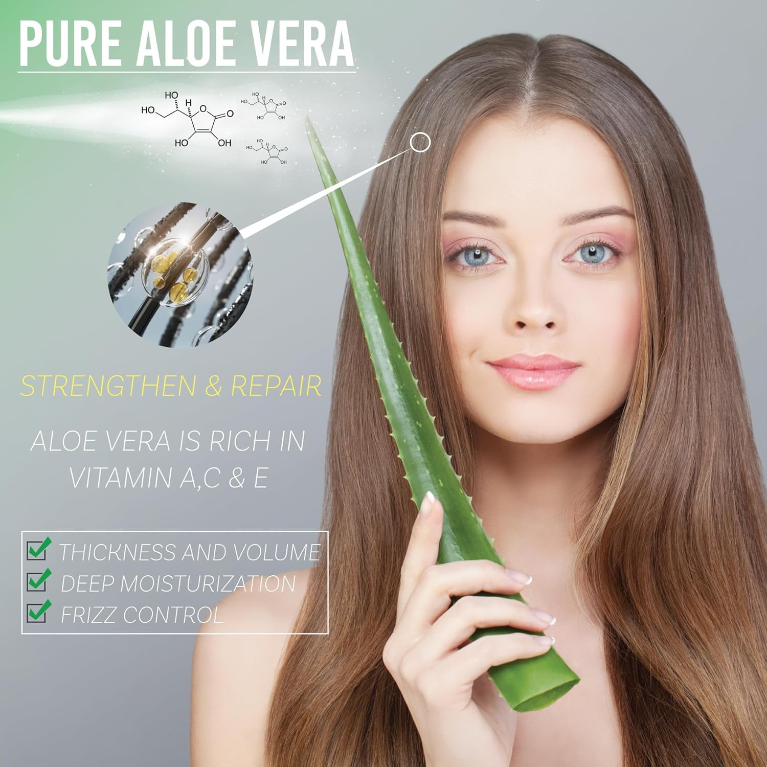 Green Leaf Naturals Aloe Gel clear texture for lightweight daily moisturization.