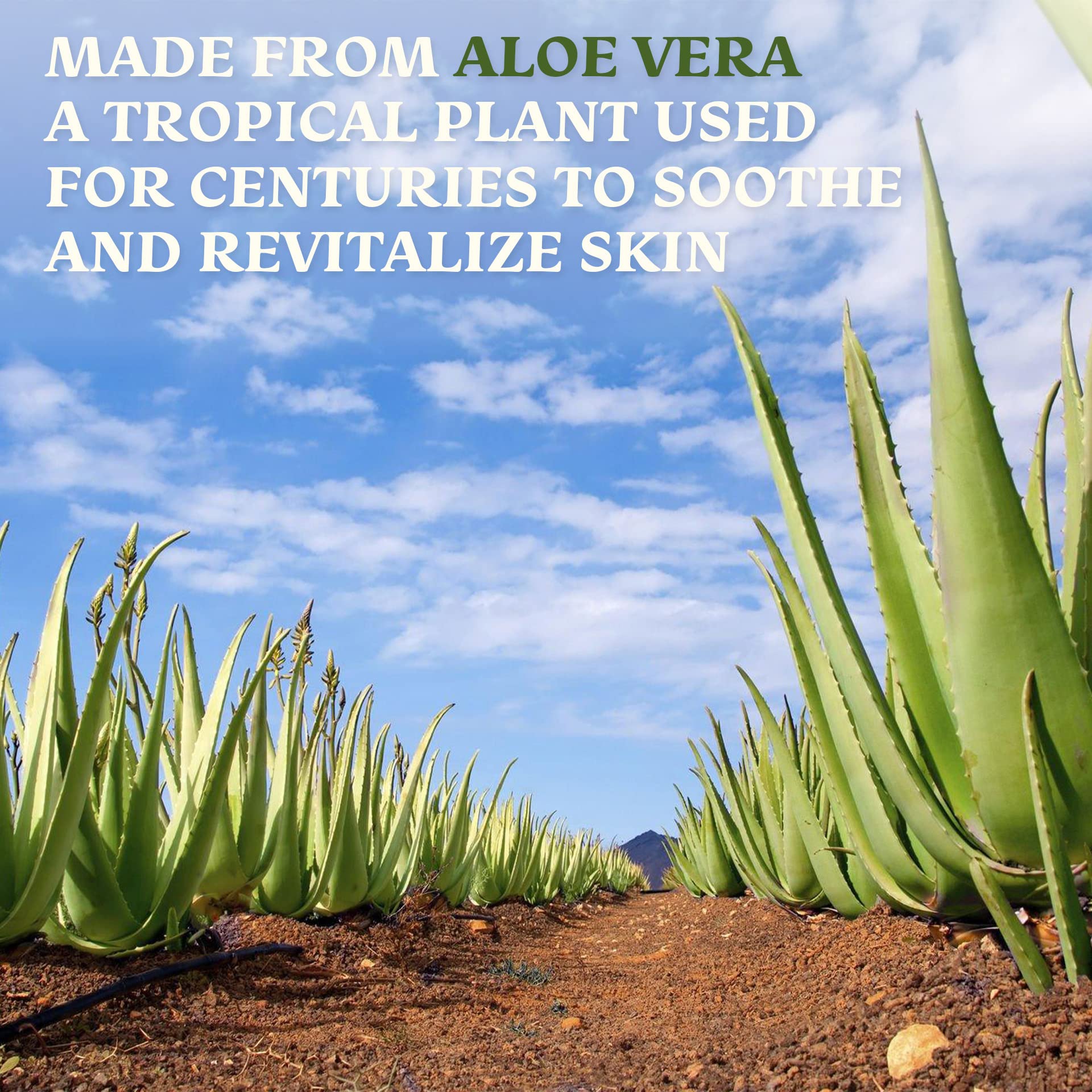 Green Leaf Naturals Aloe Gel unscented formula suits sensitive skin.