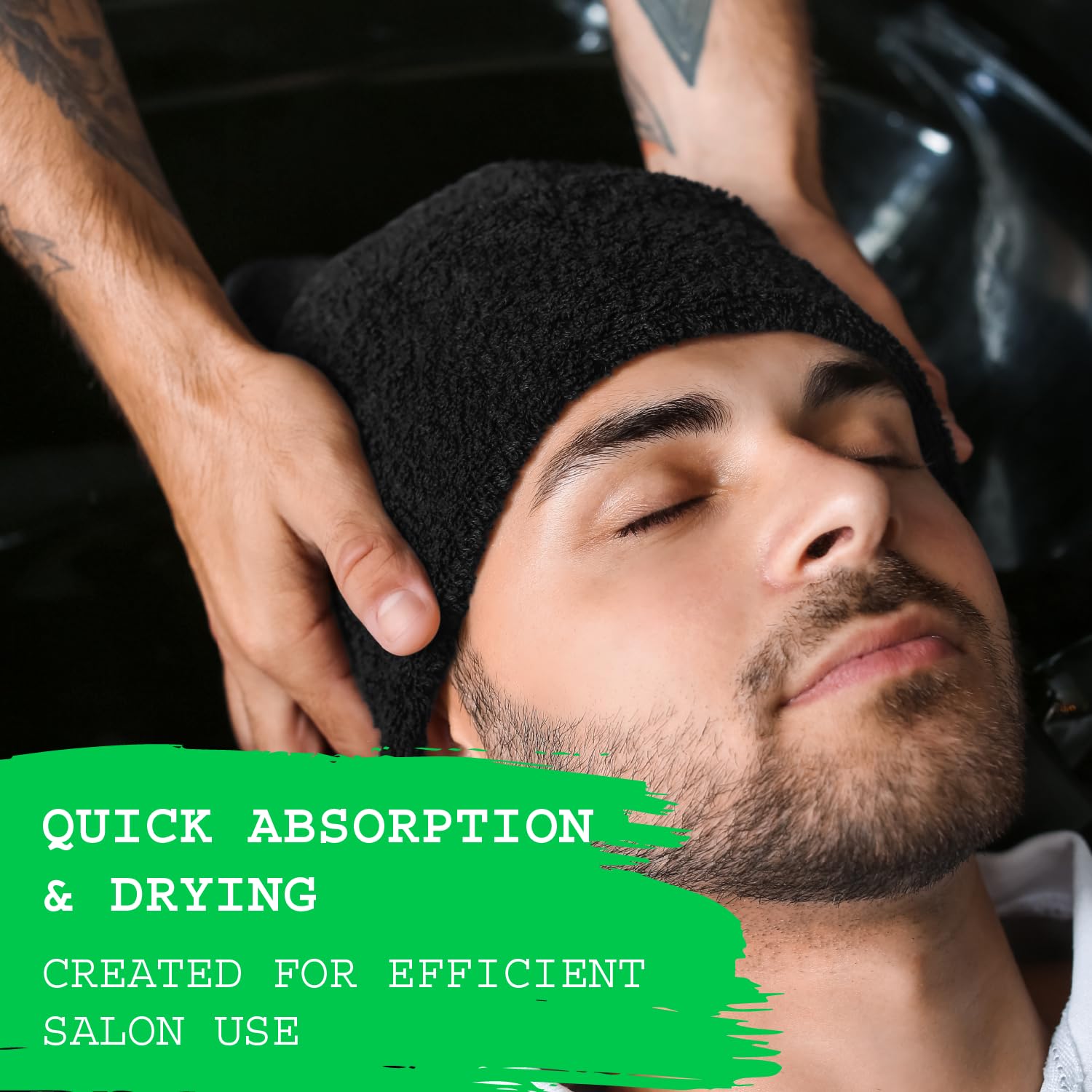 GREEN LIFESTYLE professional-grade towels for spa or salon.