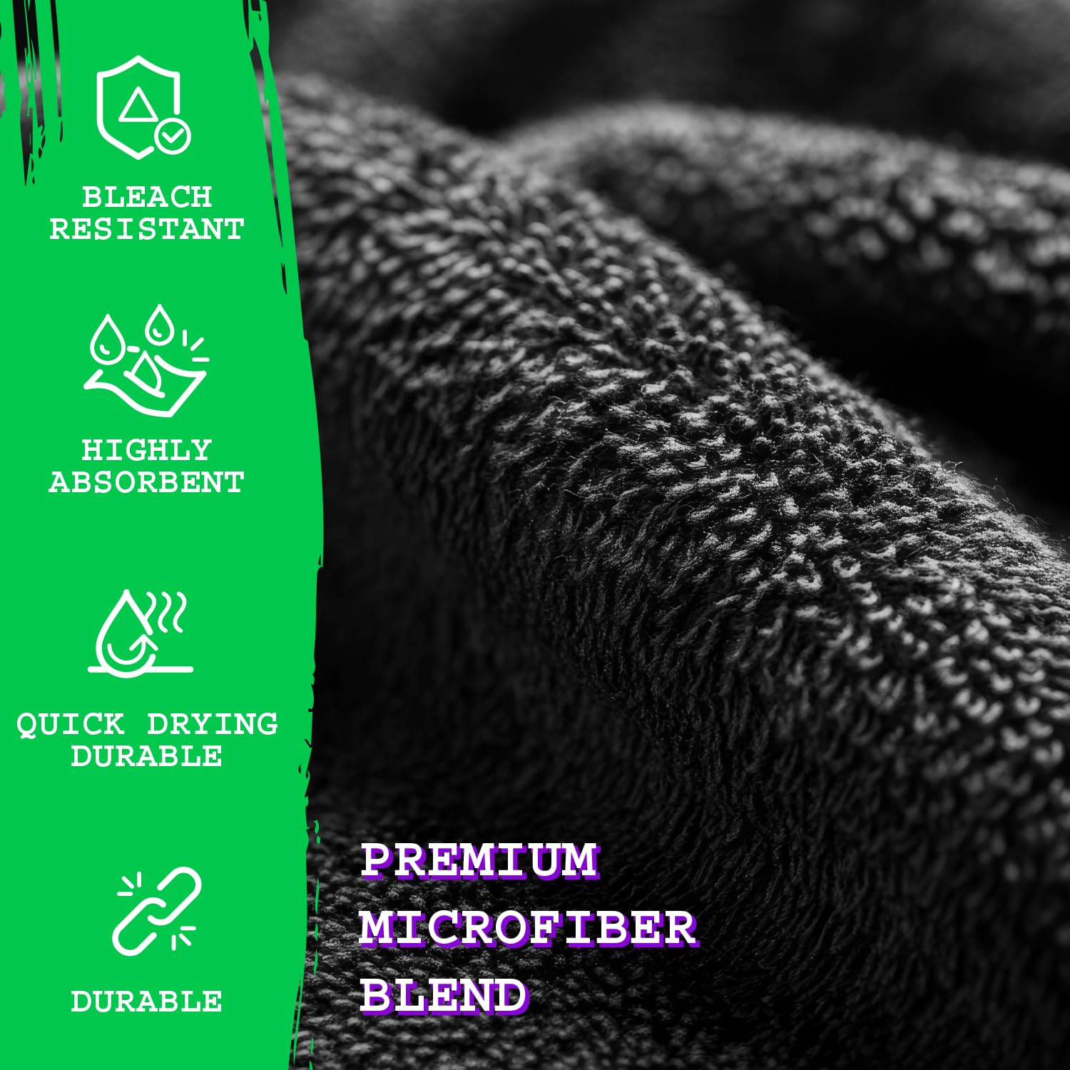 GREEN LIFESTYLE versatile towel for home, office, or car care.