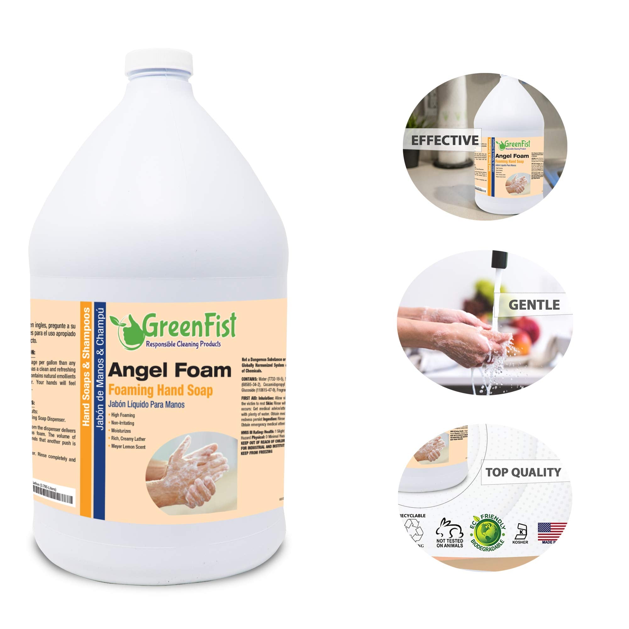 GreenFist Biodegradable eco-pack emphasizes sustainable hand care.