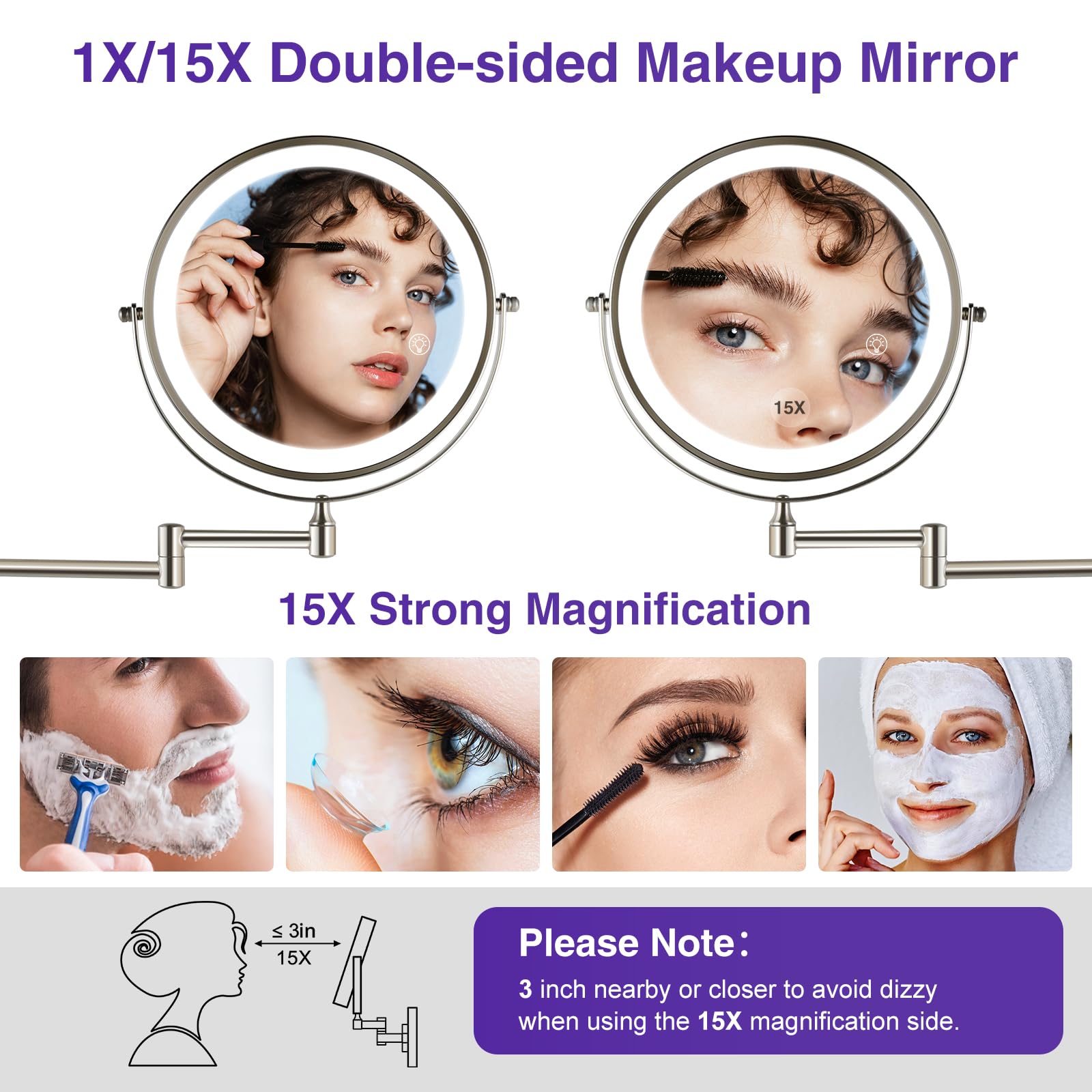 GREENFROM 1x image focuses on everyday makeup application with wide field