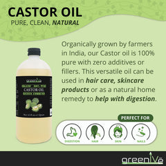 GreenIVe Castor Oil dropper tool ready for precise lash and brow application.