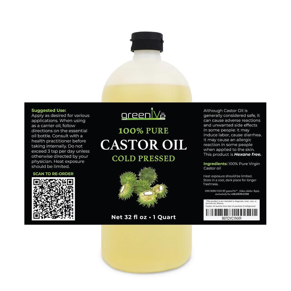 GreenIVe castor oil pack wrap setup for warm, soothing compresses.