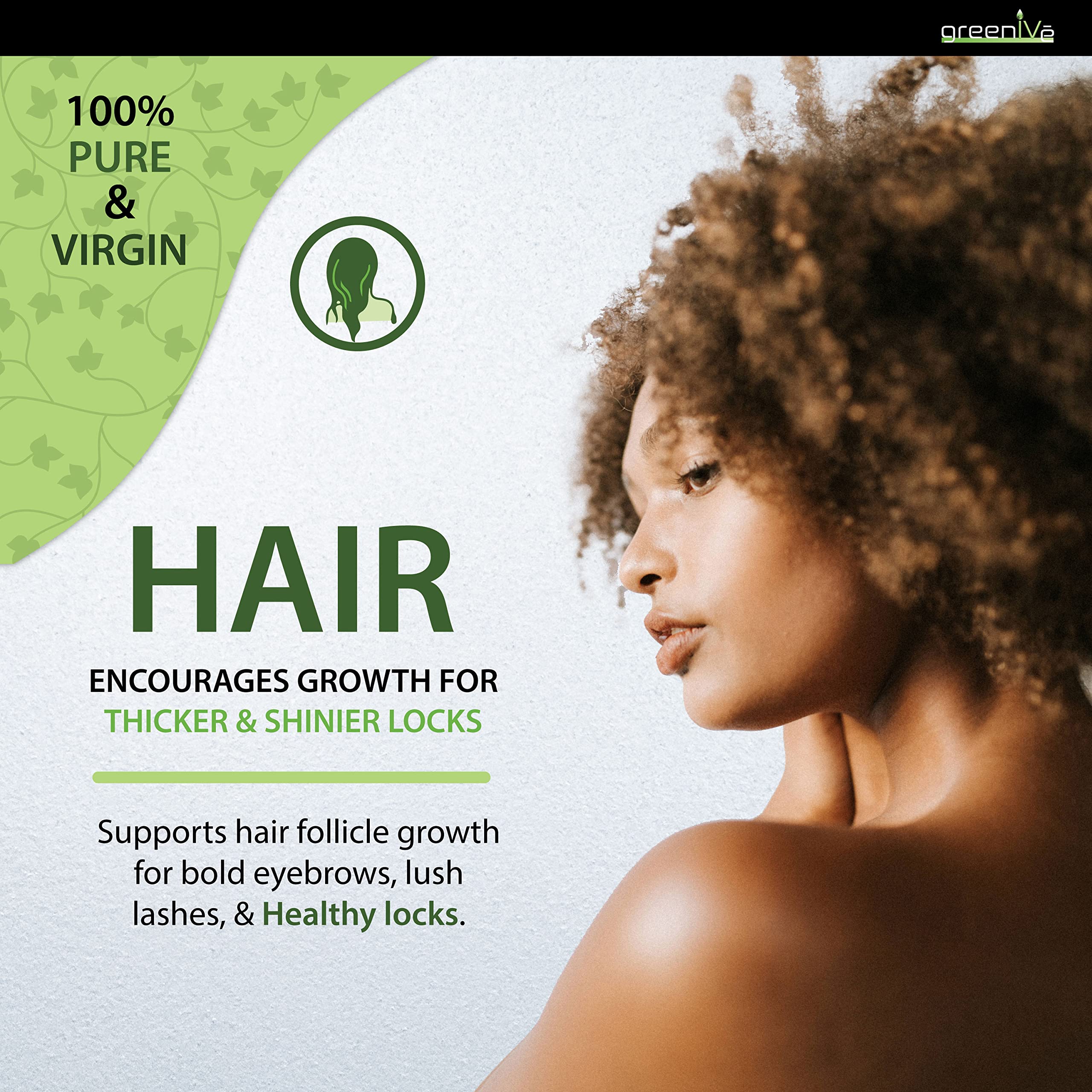 GreenIVe castor oil on skin as a non-greasy moisturizer.