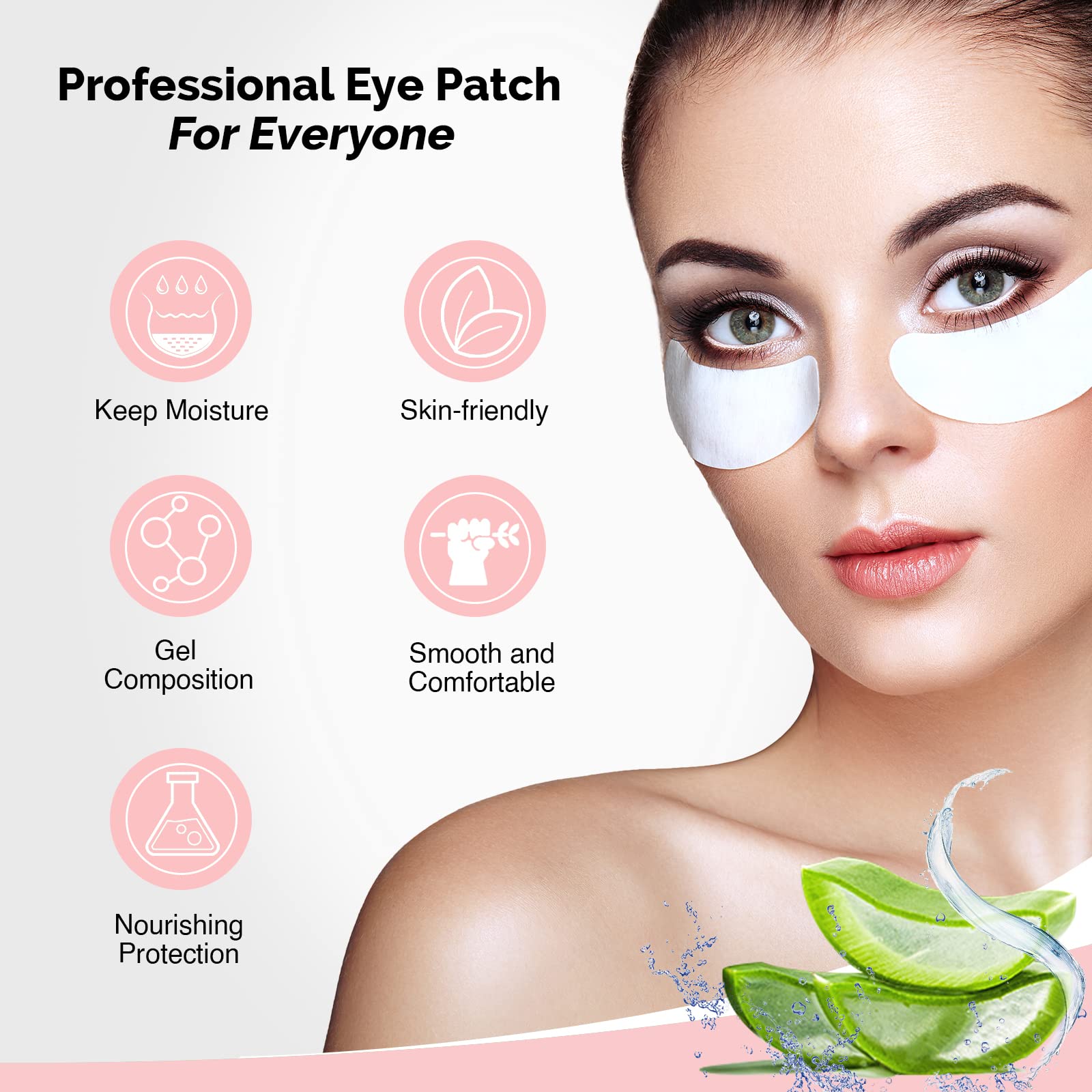 GreenLife collagen aloe vera patches providing moisture during treatments