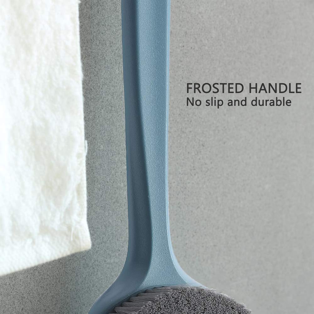Greenrain bath brush rinses clean and dries quickly for hygienic storage.