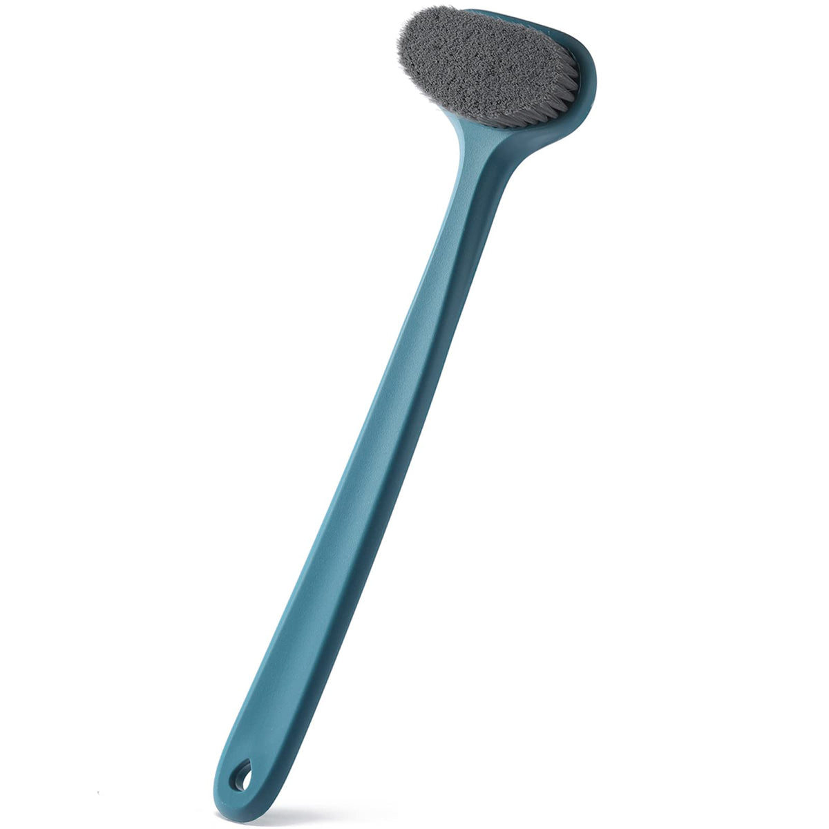 Greenrain upgraded bath body brush with long handle for hard-to-reach exfoliation.