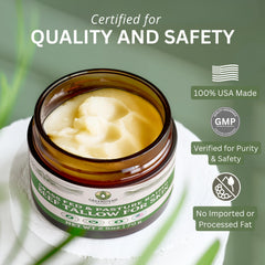 Greenstead Naturals cocoa-butter hydration for rich moisture and resilience.