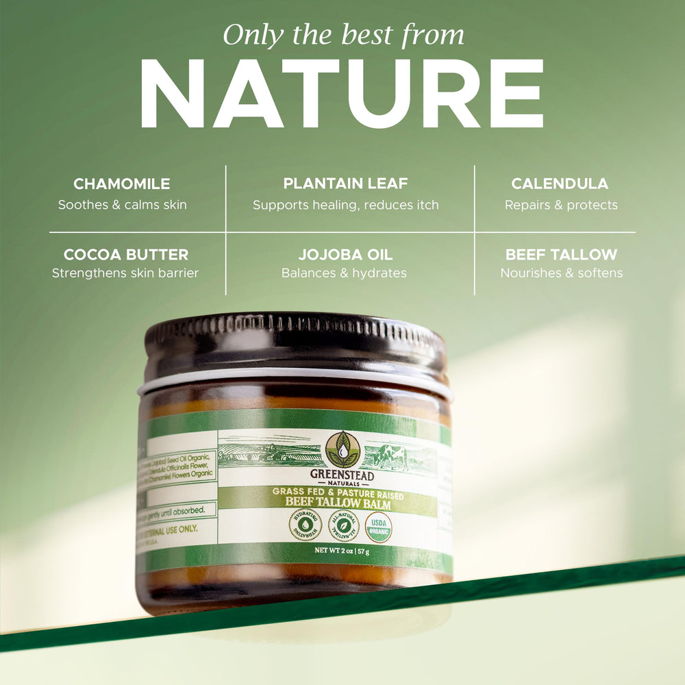 Greenstead Naturals cocoa-butter-nourishment close up highlights rich emollients