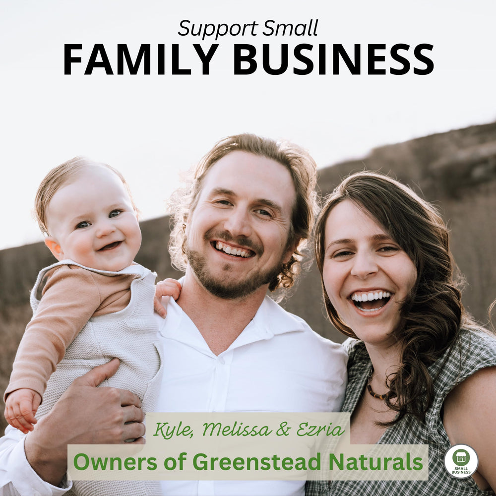 Greenstead Naturals family-story-ethics portrait communicates trust and quality