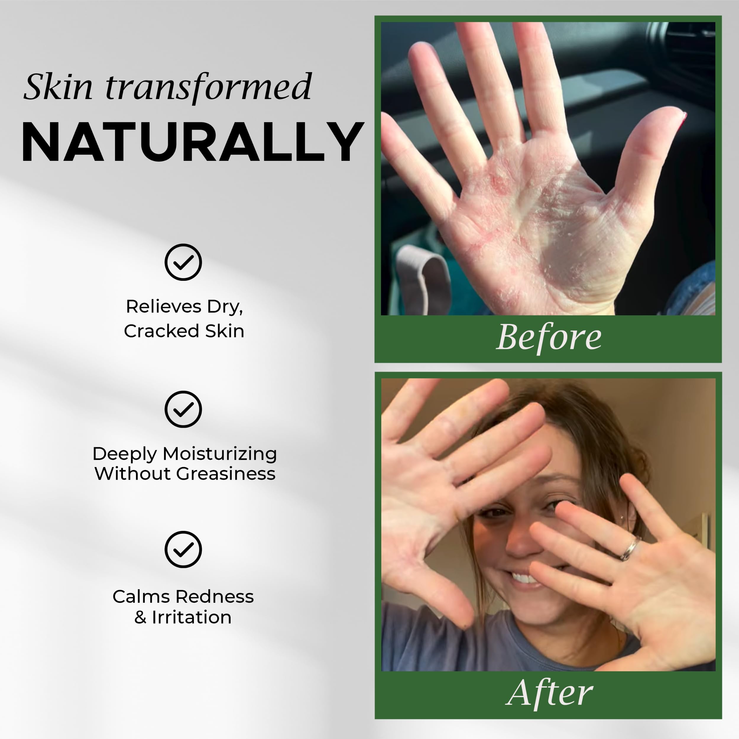 Greenstead Naturals jojoba-oil-blend bottle shows balanced hydration and skin care