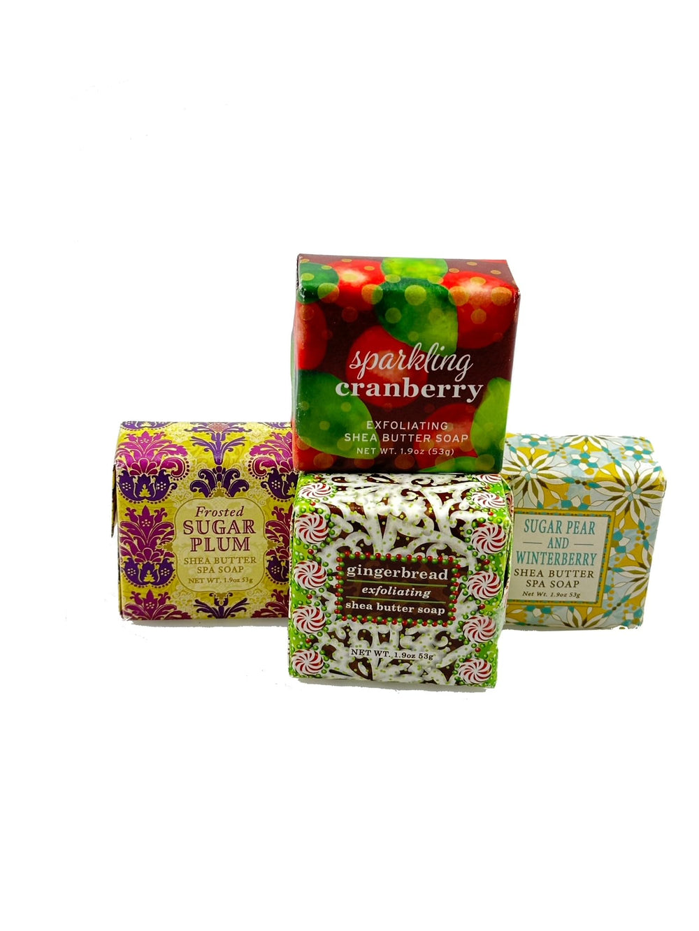 Greenwich Bay Frosted Sugar Plum soap bar with plum butter