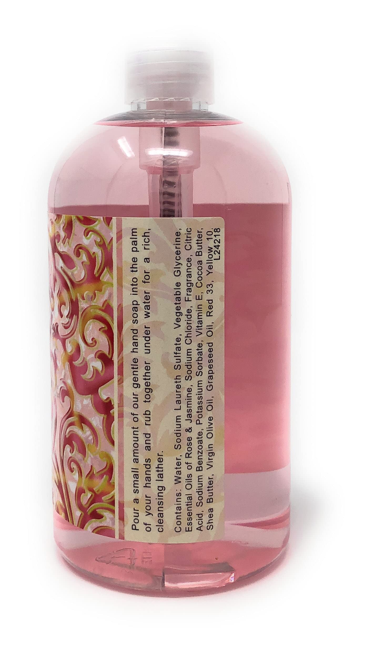 Greenwich Bay Hand Soap with shea and cocoa butter nourishes skin while cleansing.