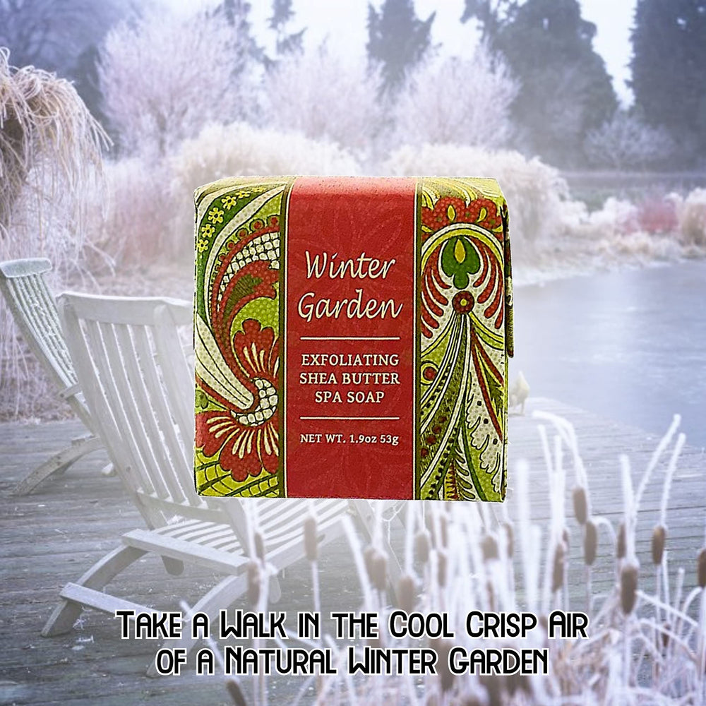 Greenwich Bay Peppermint Frost soap bar offers refreshing minty scent for quick washes.