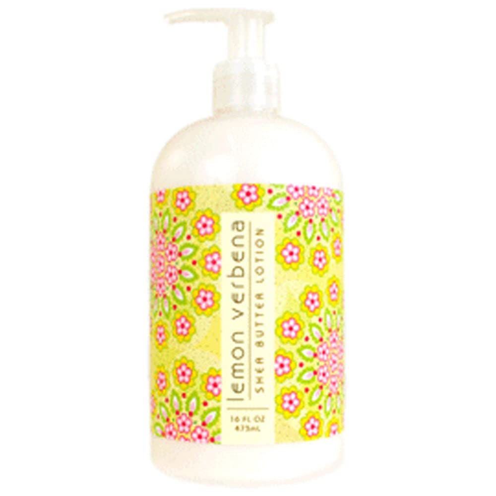 Greenwich Bay Trading Co. Lemon Verbena lotion bottle 16oz delivering lasting hydration