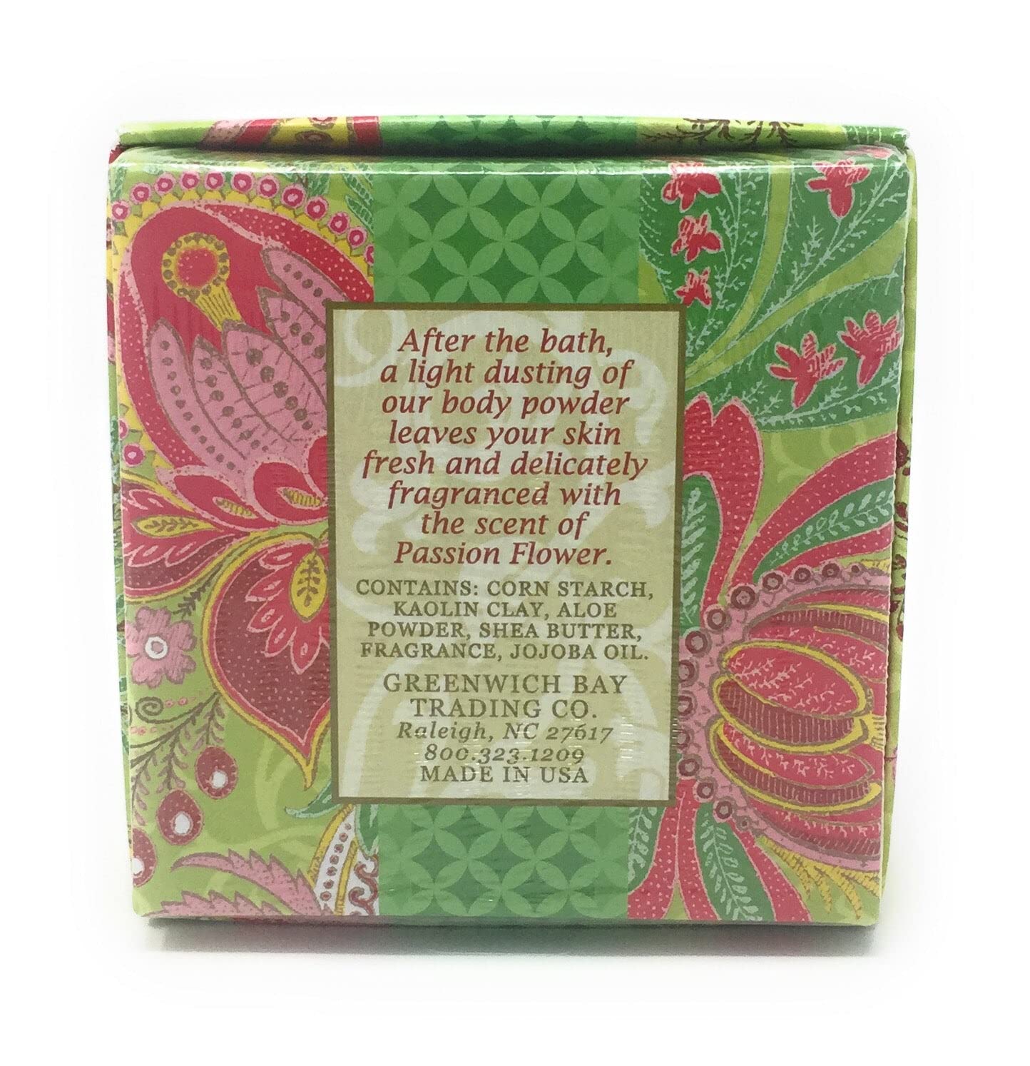 Greenwich Bay Trading Co. polvo corporal en caja regalo, aroma suave ideal para regalar