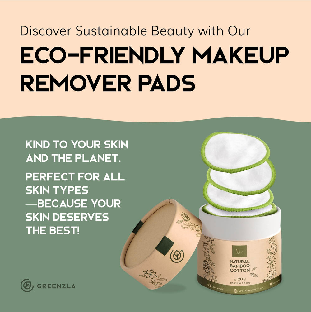 Greenzla daily routine with pads and cleanser supports a sustainable skincare approach.